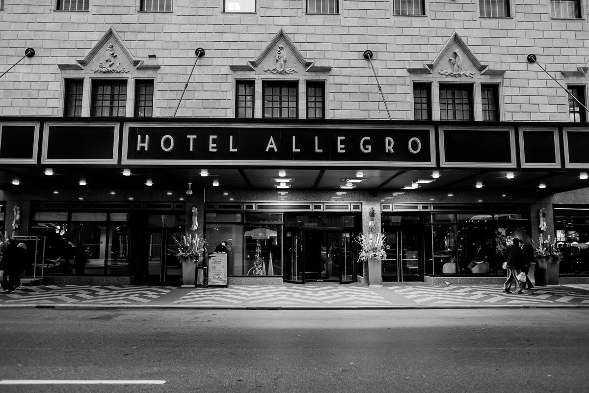 Hotel Allegro Wedding Photographer