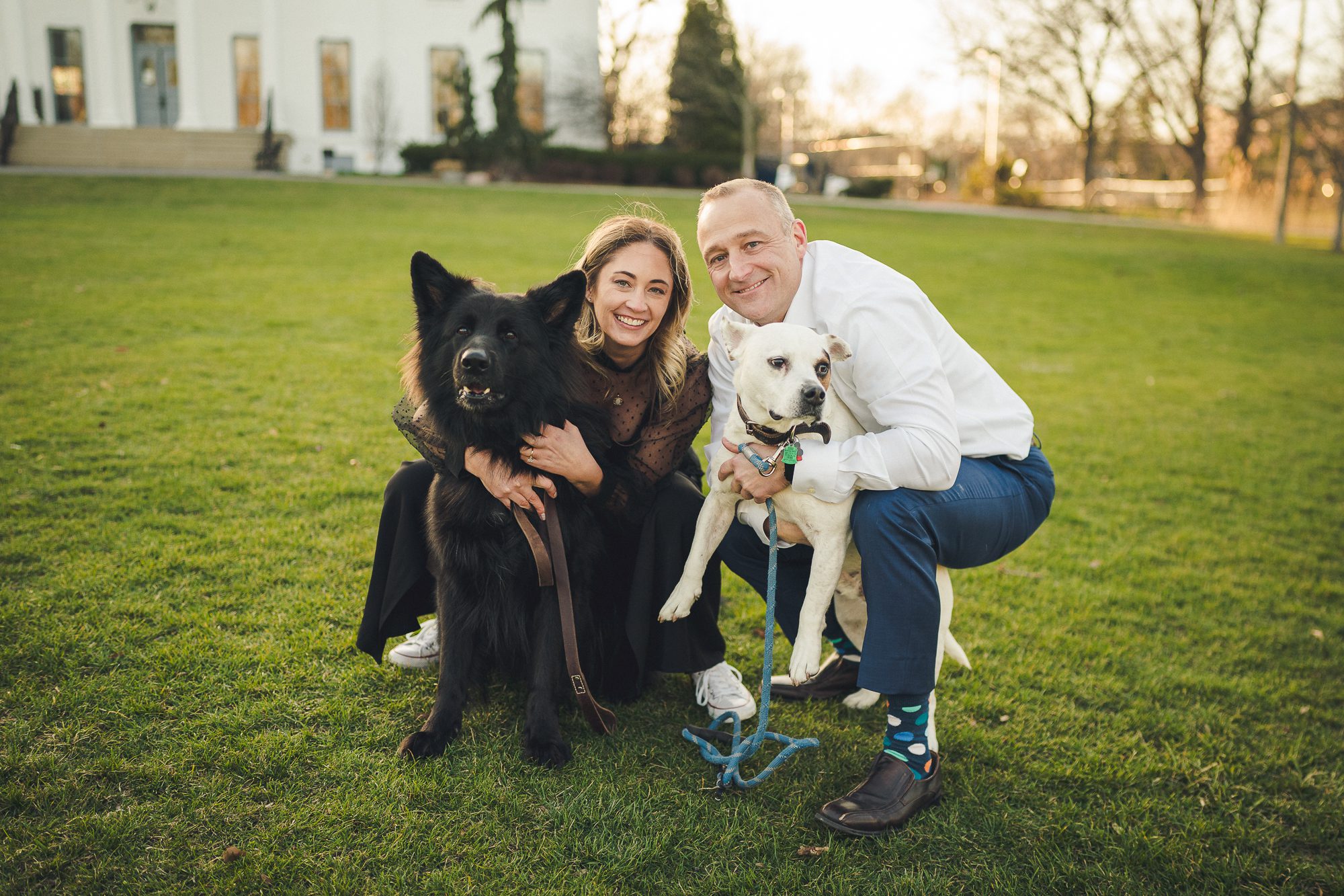 engagement session with your dogs