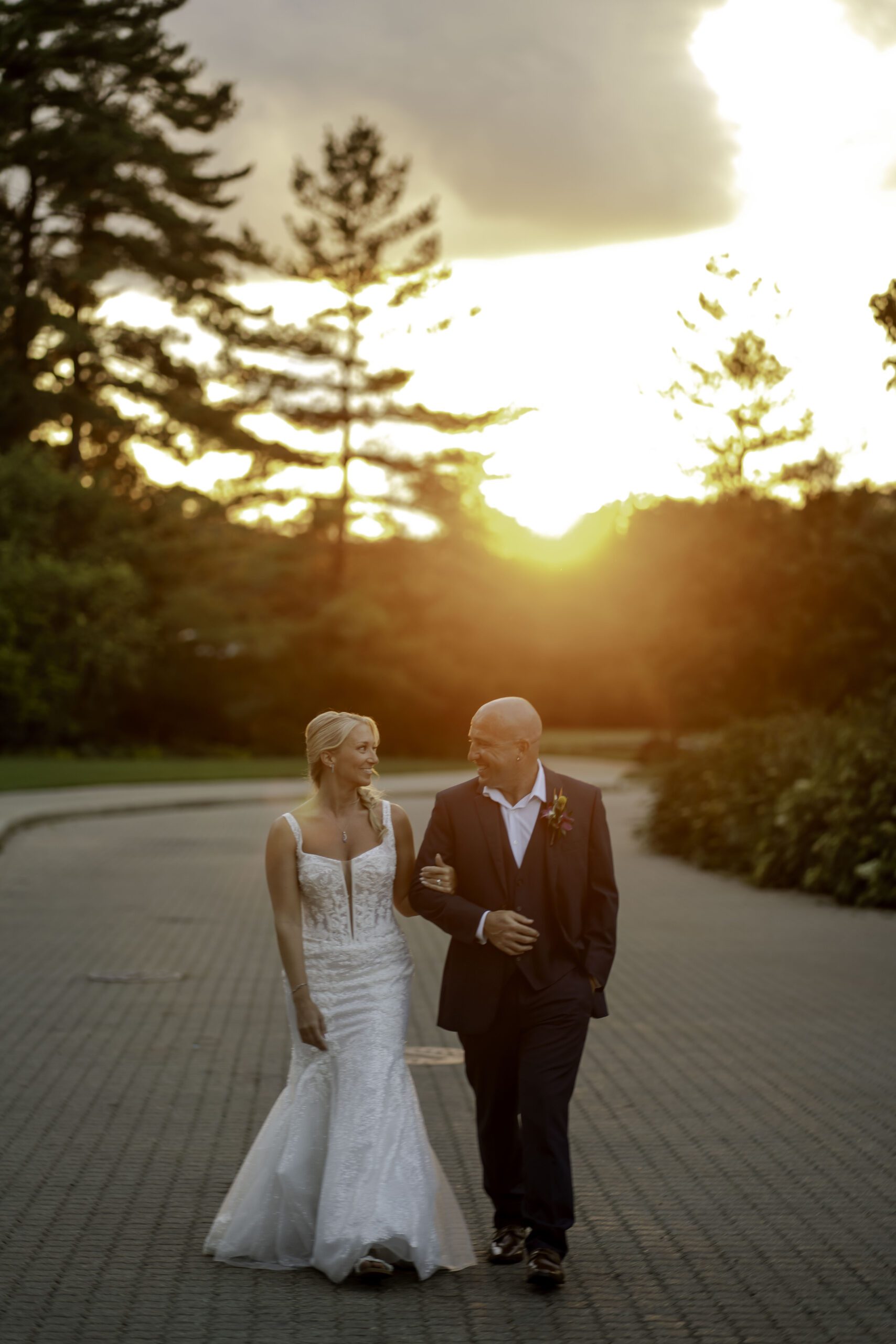Golden hour at morton Arboretum