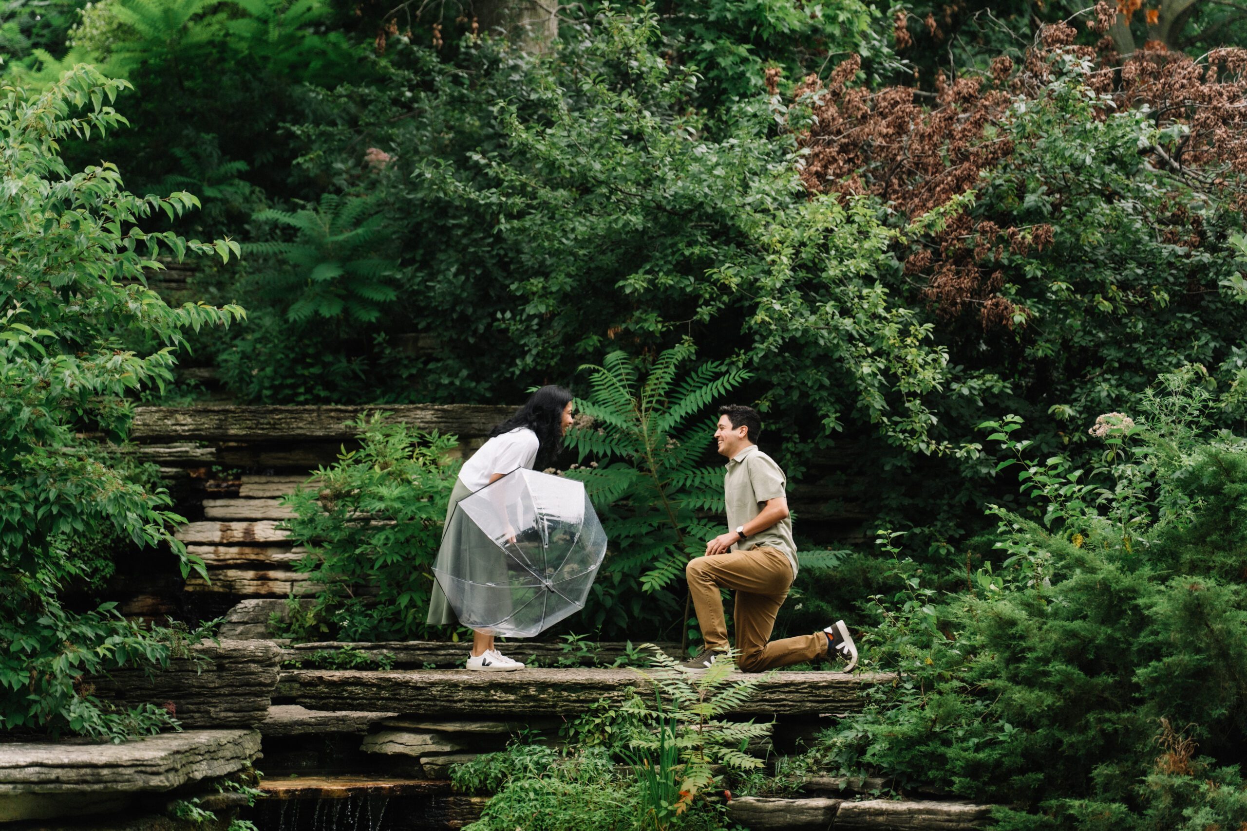 Lily Pool Surprise Proposal